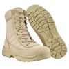 Men's Military Tactical Boots 8 Inch Sand-color Side Zipper US Size 12