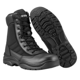 Men's Military Tactical Boots 8 Inch Breathable Side Zipper US Size 11