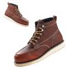 Steel Toe Work Boots US Size 11 Waterproof Moc Toe for Men Slip-Resistant