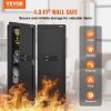 VEVOR 42.91" Tall Wall Gun Safe, 4-Tier Hidden Gun Safe with Keypad & Fingerprint, 3 Removable Shelves & 6 Key Holders