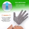 PVC Dotted Gloves Medium, Pack of 12, Single Side Dots, Unisex, Protective Glove