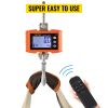 VEVOR Hanging Scale 1000KG (2200LBS) Orange Digital Industrial Heavy Duty Crane Scale with Accurate Reloading Spring Sensor for Hunting Farm or Constr