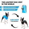 Lightweight Reversible Winter Dog Coat M Size Black Blue Warm Dog Jacket Water Resistant Windproof Dog Jacket for Medium Dogs Comfortable Dog Vest