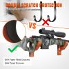 VEVOR Gun Rack Wall Mount, Horizontal Gun Rack and Shotgun Hooks, Single Gun Storage Display Rack For Wall, Gun Holder with Soft Padding holds Rifles