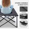 Outsunny 2 Person Folding Camping Cot for Adults, 50" Extra Wide Outdoor Portable Sleeping Cot with Carry Bag, Elevated Camping Bed, Beach Hiking