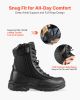 Men's Military Tactical Boots 8 Inch Breathable Side Zipper US Size 11
