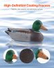 Duck Decoy Outdoor Teal Decoy Realistic Plastic Floating Duck for Hunting 6-Pack