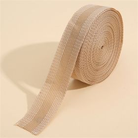 Pants Edge Shorten Self-Adhesive Stickers; 3.28ft Trousers DIY Sewing Fabric Supplies (Color: Beige Color)