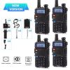 BAOFENG Radio Portable Walkie Talkie UV-5R, Handheld Ham Radio Long Range High Power