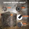VEVOR Hunting Blind, 270° See Through Ground Blind, 2-3 Person Pop Up Deer Blind for Hunting with Carrying Bag, Portable Resilient Hunting Tent