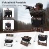 Foldable Fishing Chair With Backrest for Camping Hiking