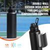 Insulated Water Bottle Stainless Steel with Wide Mouth Lid