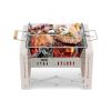Outdoor Portable Folding Charcoal BBQ Grill Stove